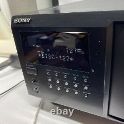 Sony CDP-CX355 300 Disk Mega Storage CD Player Changer Tested No Remote