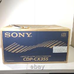 Sony CDP-CX355 300 Disk Mega Storage CD Player Changer WithRemote New Open Box