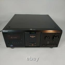 Sony CDP-CX355 300 Disk Mega Storage CD Player Changer Works Well no Remote