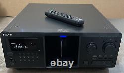 Sony CDP-CX355 300 Disk MegaStorage CD Player Changer TESTED & WORKS With Remote