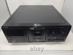 Sony CDP-CX355 CD Changer 300 Compact Disc Player with Remote New Belts Tested