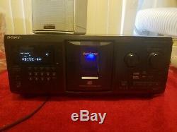 Sony CDP-CX355 Compact Disc Player Mega Storage 300CD 300 CDs Changer TESTED