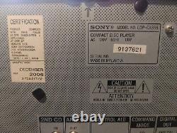 Sony CDP-CX355? GUARANTEED? 300 CD Compact Disc Changer/Player With New Belts