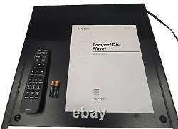 Sony CDP-CX355? GUARANTEED REFURB? 300 CD Compact Disc Changer/Player WithRemote