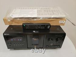 Sony CDP-CX355 MEGA Storage 300 Disc CD Player CD Changer with Remote TESTED