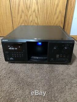 Sony CDP-CX355 MEGA Storage 300 Disc CD Player Changer Jukebox Tested NO Remote
