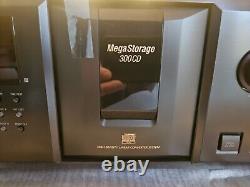 Sony CDP-CX355 Mega 300 CD Compact Disc Changer Player Storage Remote Open Box