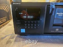 Sony CDP-CX355 Mega 300 CD Compact Disc Changer Player Storage Remote Open Box