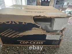 Sony CDP-CX355 Mega 300 CD Compact Disc Changer Player Storage Remote Open Box