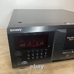 Sony CDP-CX355 Mega Storage 300 CD Compact Disc Changer Player NO REMOTE
