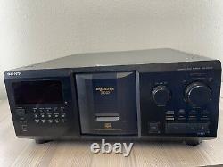 Sony CDP-CX355 Mega Storage 300 Disc CD Changer Player For Parts Needs Repair
