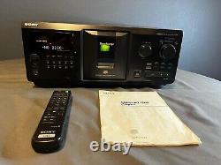 Sony CDP-CX355 Mega Storage 300 Disc CD Changer Player Mega storage with REMOTE