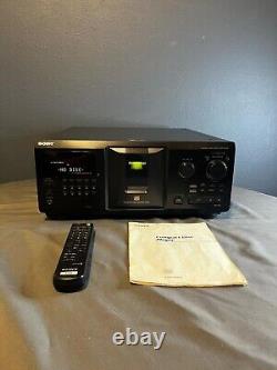 Sony CDP-CX355 Mega Storage 300 Disc CD Changer Player Mega storage with REMOTE