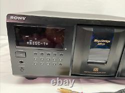 Sony CDP-CX355 Mega Storage 300 Disc CD Changer Player Need Repair