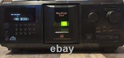 Sony CDP-CX355 Mega Storage Compact Disc 300 CD Changer Player (No Remote) WORKS