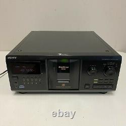 Sony CDP-CX355 Mega Storage Compact Disc 300 CD Changer Player Tested NO REMOTE