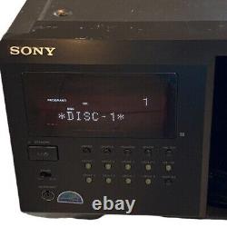 Sony CDP-CX355 Mega Storage Compact Disc 300 CD Changer Player (no remote) WORKS