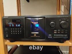 Sony CDP-CX355 MegaStorage 300CD Compact Disc Player Changer No remote