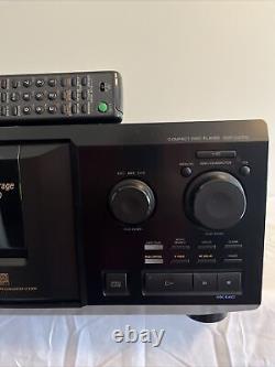 Sony CDP-CX355 Multi CD 300 Compact Disc Player With New Belts, Remote And Manual