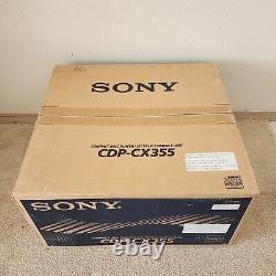 Sony CDP-CX355 OPEN BOX Mega Storage 300 Disc CD Player Changer Read Descriptio