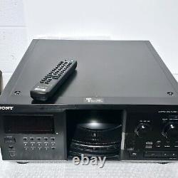 Sony CDP-CX355 TESTED WORKING 300 CD Compact Disc Changer/Player With Remote