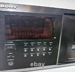 Sony CDP-CX355 TESTED WORKING 300 CD Compact Disc Changer/Player With Remote