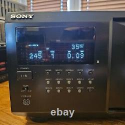 Sony CDP-CX355 TESTED WORKING 300 CD Compact Disc Changer/Player With Remote