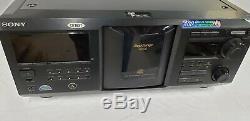 Sony CDP-CX400 400 CD Changer Compact Disc Player Withremote & manual SERVICED