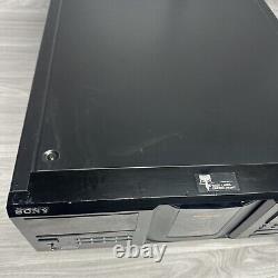 Sony CDP-CX400 400 Mega CD Compact Disc Changer Player No Remote Works/Tested