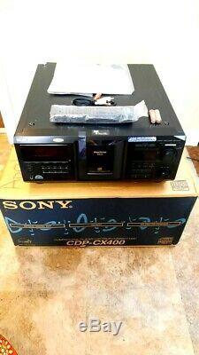 Sony CDP-CX400 400-disc CD changer/ player Brand-New Retail Open Box never used