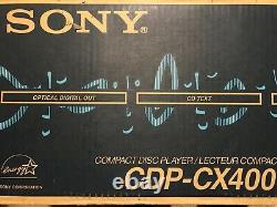 Sony CDP-CX400 400-disc CD changer/ player New in Retail box