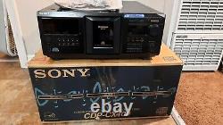 Sony CDP-CX400 400-disc CD changer/ player Open Box with original accessories