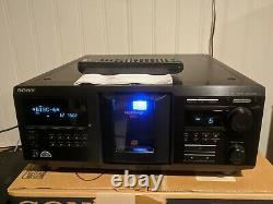 Sony CDP-CX400 400-disc Carousel CD changer player Excellent + Box + Remote