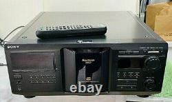Sony CDP-CX400 CD Changer 400 CD Compact Disc Player With Remote, Tested