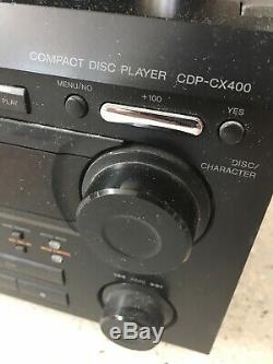 Sony CDP-CX400 Mega Storage 400 CD Changer Compact Disc Player