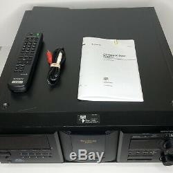Sony CDP-CX400 Mega Storage 400 CD Changer Compact Disc Player Jukebox NEW BELTS