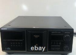Sony CDP-CX400 Mega Storage 400-Disc CD Changer Carousel Player WORKS GREAT