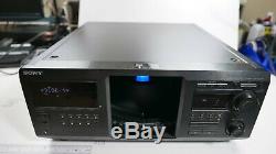 Sony CDP-CX400 MegaStorage 400-Disc CD Changer/Player NO REMOTE WORKS GREAT