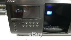 Sony CDP-CX400 MegaStorage 400-Disc CD Changer/Player NO REMOTE WORKS GREAT