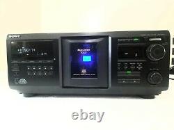 Sony CDP-CX400 MegaStorage 400-Disc CD Changer Player Tested New Belts