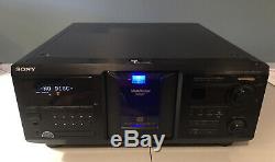 Sony CDP-CX450 CD 400 Disk Changer Player New Belts One Owner Remote Manuals