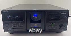 Sony CDP-CX450 Compact Disc Player 400 CD Changer Two-Way Remote FULLY TESTED