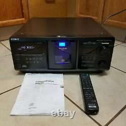 Sony CDP-CX455 400 Disc CD Changer Player With Remote