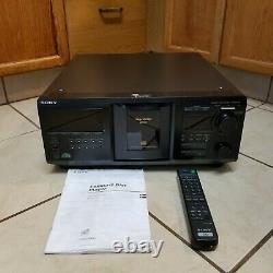 Sony CDP-CX455 400 Disc CD Changer Player With Remote