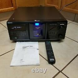 Sony CDP-CX455 400 Disc CD Changer Player With Remote