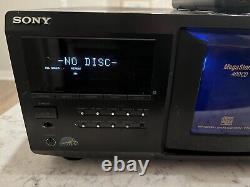 Sony CDP-CX455 400 Disc MegaStorage CD Changer Player Works With Remote