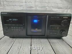 Sony CDP-CX455 CD Player 400 Disc Changer Tested and Working Great