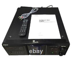 Sony CDP-CX455? Ebay REFURBISHED? 400 CD Changer WithRemote One-Year Warranty