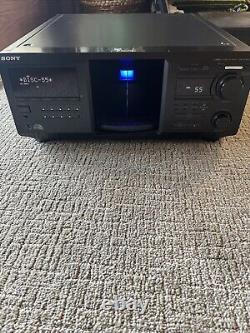 Sony CDP-CX455 Mega Storage 400 CD Disc Changer Player Tested Fully Functional