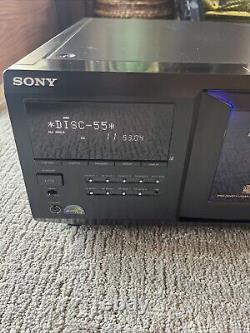 Sony CDP-CX455 Mega Storage 400 CD Disc Changer Player Tested Fully Functional